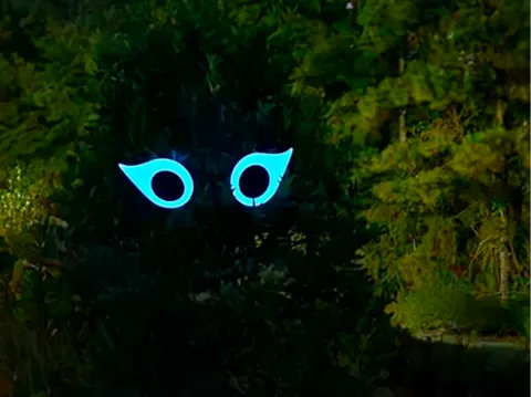 Accesorio para filamento: Glowing Shrubbery Eyes for Halloween — referencia de MakerWorld