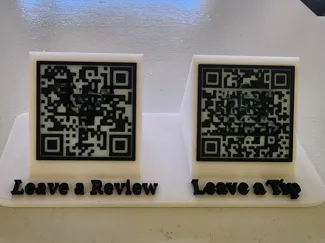 Store QR Code Stand