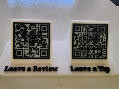 Store QR Code Stand