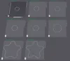 0.2mm layer, 1 walls, 0% infill - On demand sizes