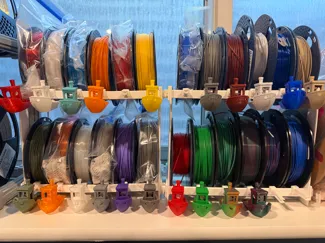 spool rack w/ benchy display, 12x 250g or 8x1kg