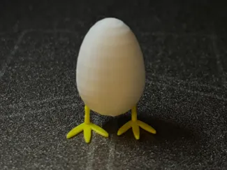Goat simulator egg display model Easter egg chick