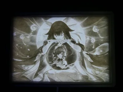 Figure Lithophane Sandrone & Columbina