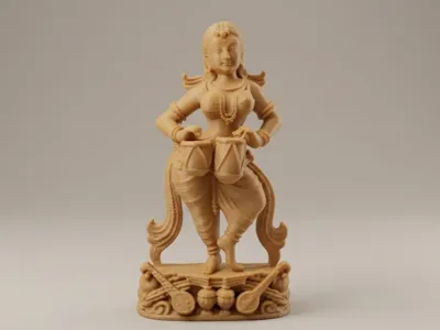 Apsara Playing Drums