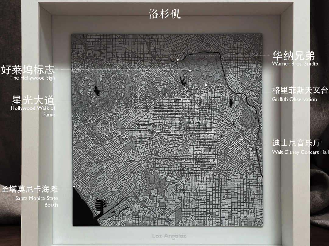 洛杉矶城市肌理 Los Angeles Texture 1/125K