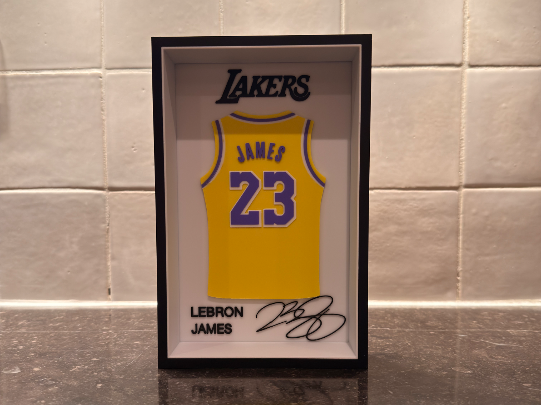 LeBron James - LA Lakers - Jersey Frame