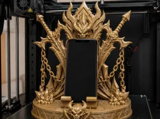 Golden Demon Phone Stand