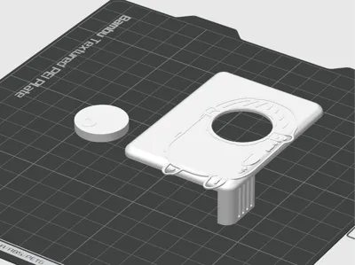 A1 Mini Plankton Extruder Cover NoAms raised Lines
