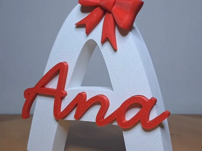 Letreiro personalizado com nome Ana