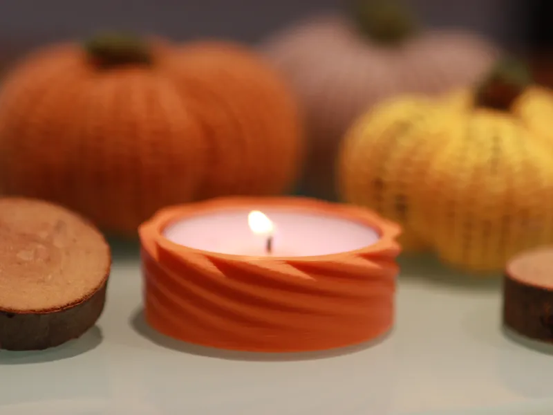 TwistFlute tealight holder