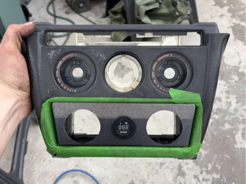 Mercedes 190 (W201) Radio delete / Blanking Plate