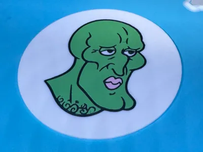 Handsome Squidward Coaster