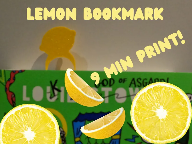 Lemon bookmark