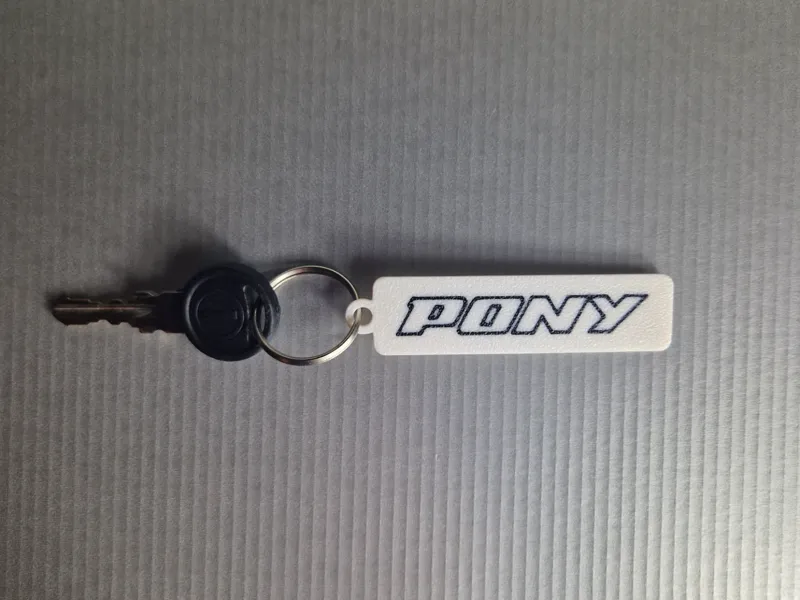 Pony Schlüsselanhänger