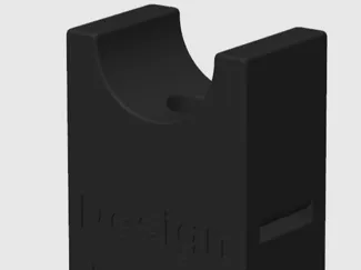 Holder for pipe/ice auger and more round objects.
