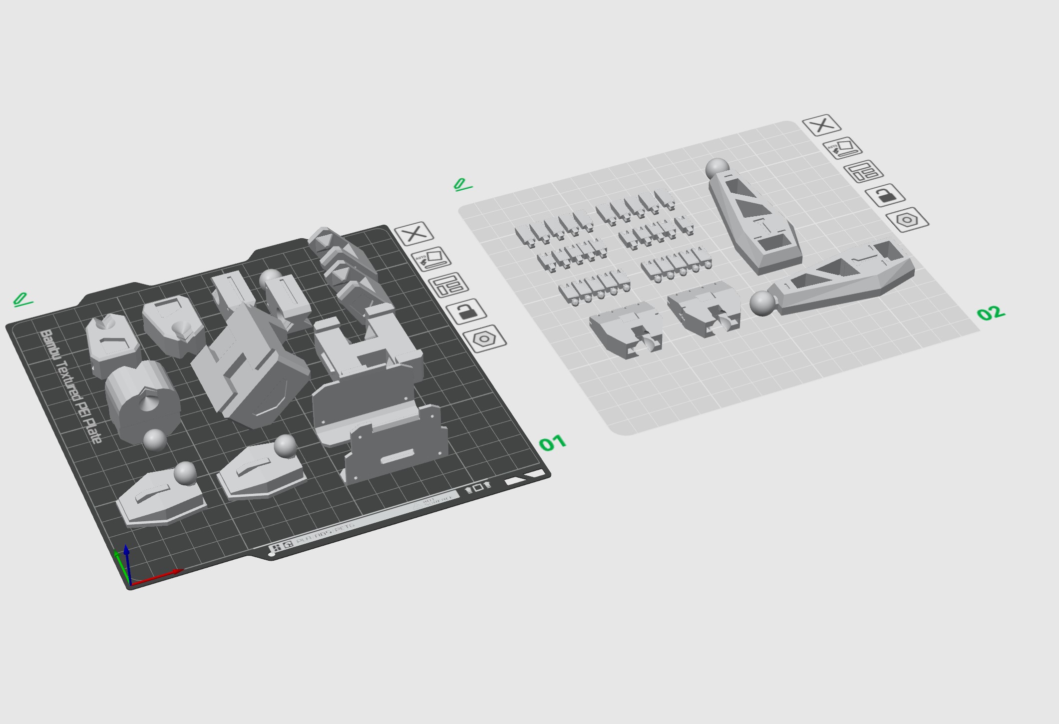 Miniatura 2 do modelo 3D 「大手子」工程机器人｜灵巧巨掌 × 玄兔制造