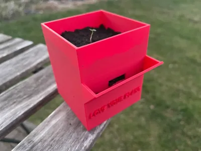 Self-watering pot for plants