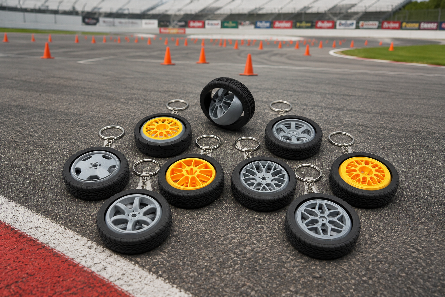 RimSpin Tire Keychain - 1