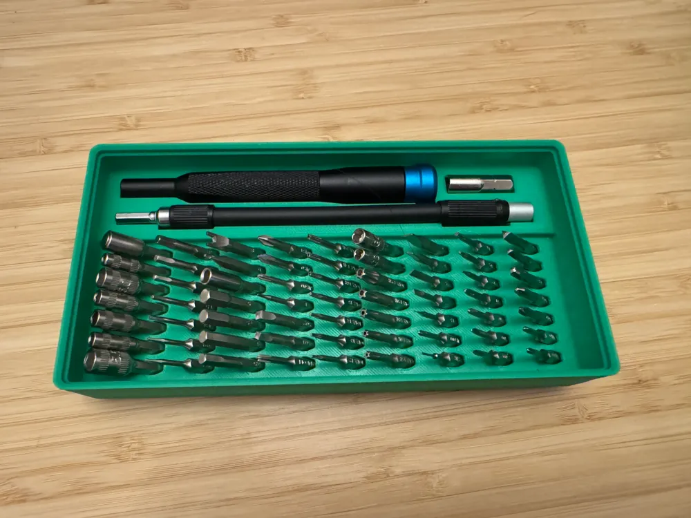 Ifixit Box NO-SLIP iFixit Mako Gridfinity Box 4mm Bit Holder - Free 3D Print Model ...