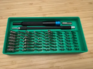NO-SLIP iFixit Mako Gridfinity Box 4mm Bit Holder