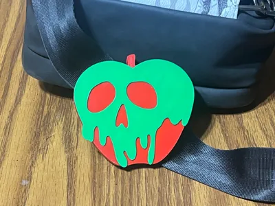 Poison Apple Bag Strap Charm