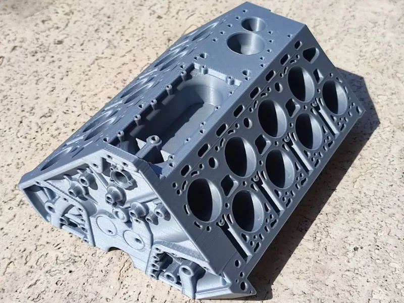 Bugatti W16 Engine Block