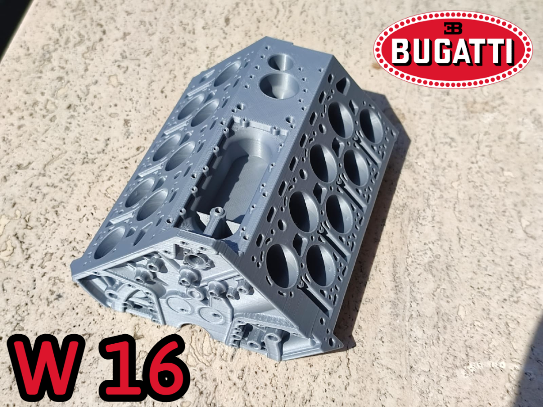 Bugatti  W16  Engine Block