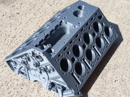 Bugatti W16 Engine Block