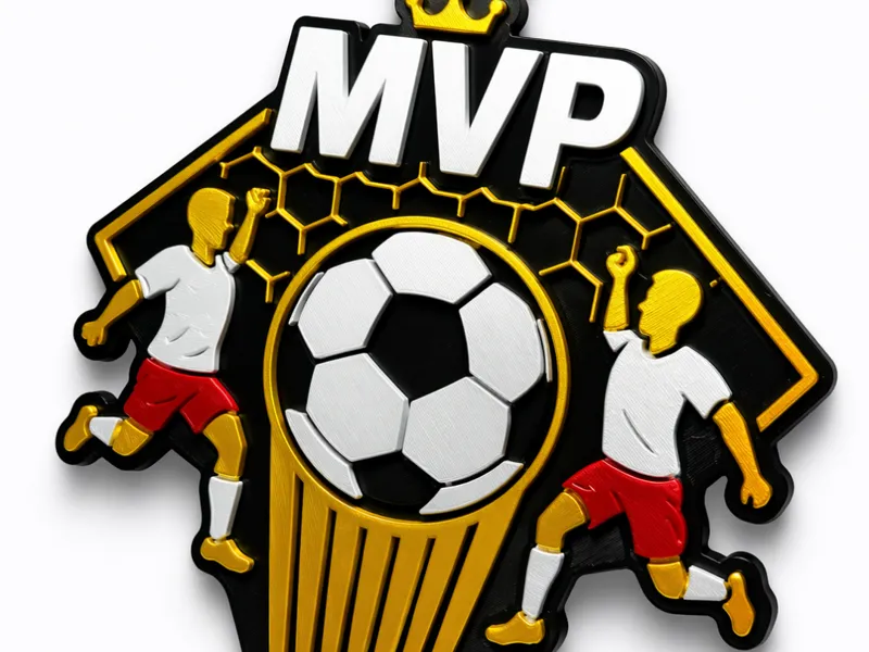 Boys & Girls Soccer MVP Logo Chain | Team Award