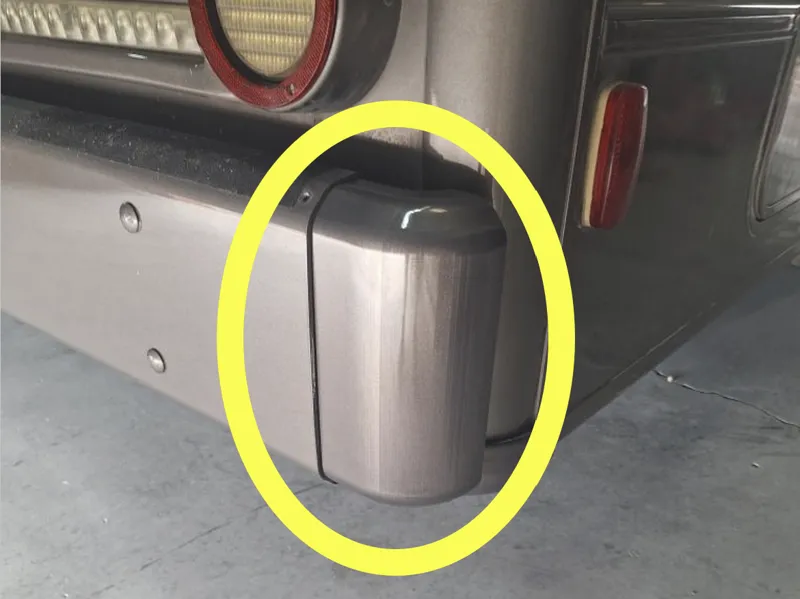Winnebago Rear Bumper End Cap
