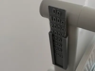 Filament measurer holder
