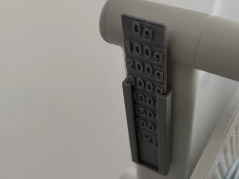 Filament measurer holder