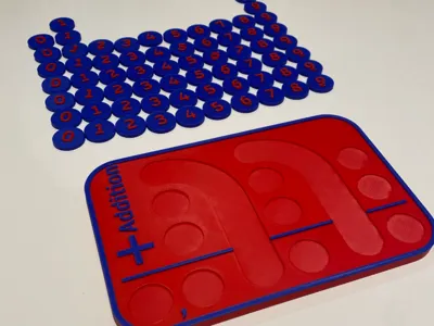 Addition with Regrouping Work Board