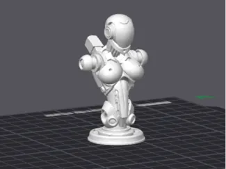 busty robot bust