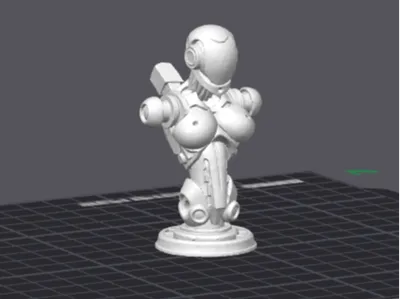busty robot bust