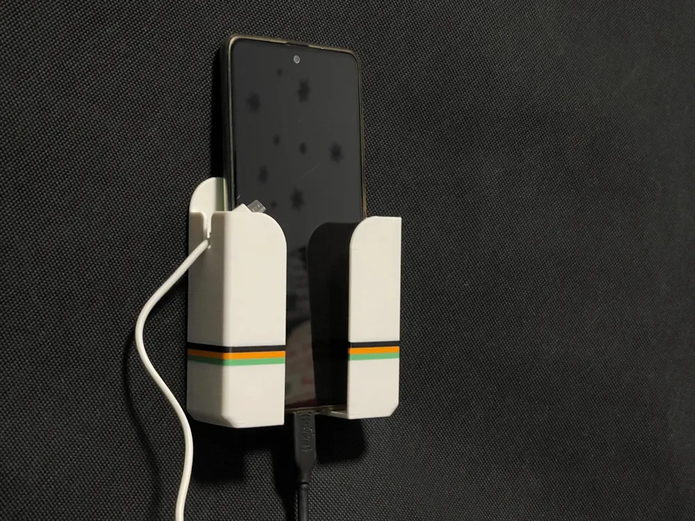 Phone / Cable Holder Wall/Furniture Mount by FlorinV MakerWorld