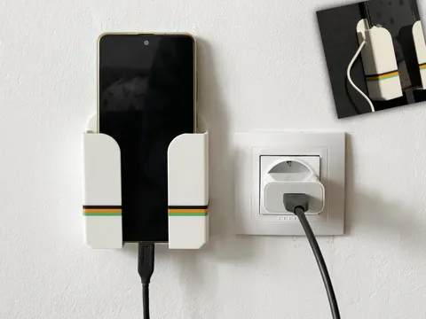 Phone / Cable Holder - Wall/Furniture Mount