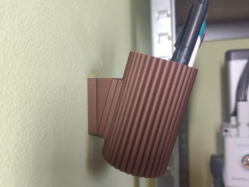 Angled pencile holder