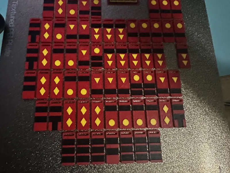 Bath Tokens - Full Plate Multicolored