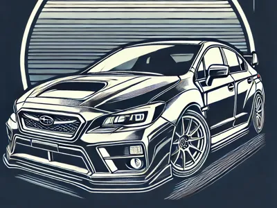 subaru sti light box