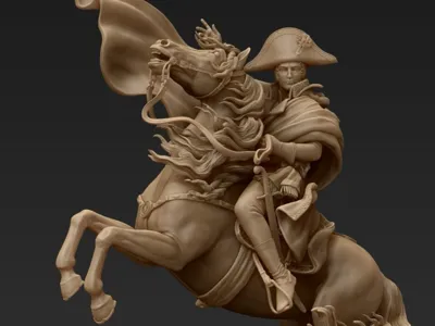 Napoleon on horseback
