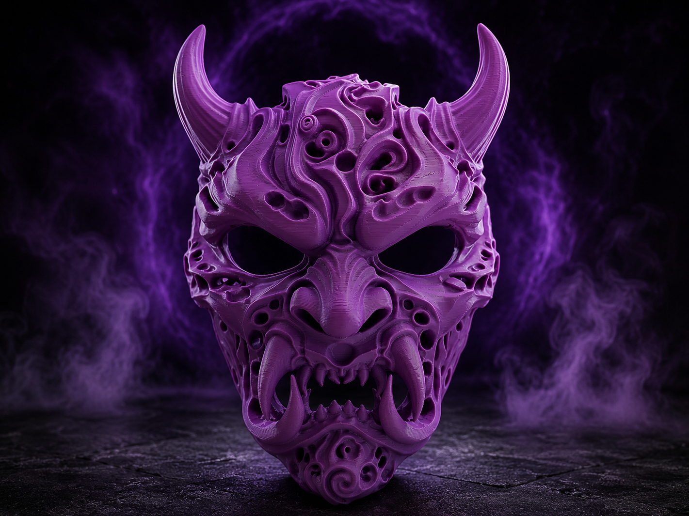 Oni Void Mask Wearable Mask or decoration