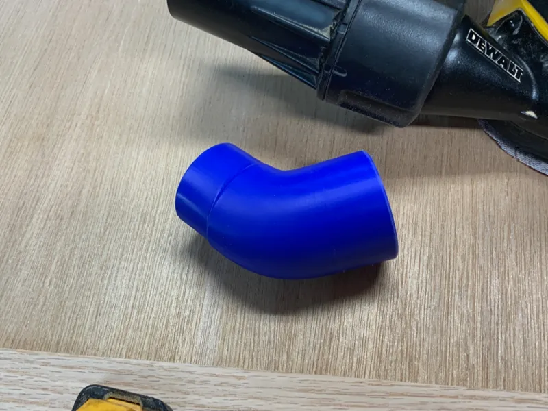 Angled dust adapter