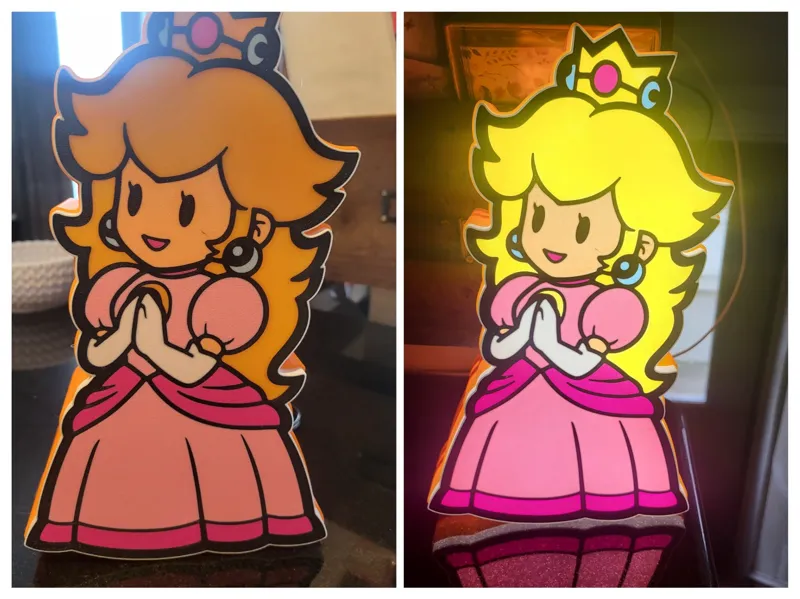 Princess Peach Lightbox