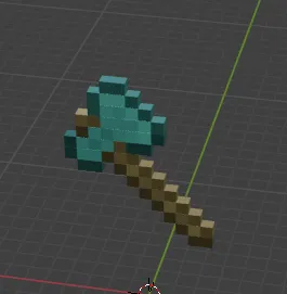Custom Axe Model Minecraft minecraft diamond axe - Free 3D Print Model - MakerWorld
