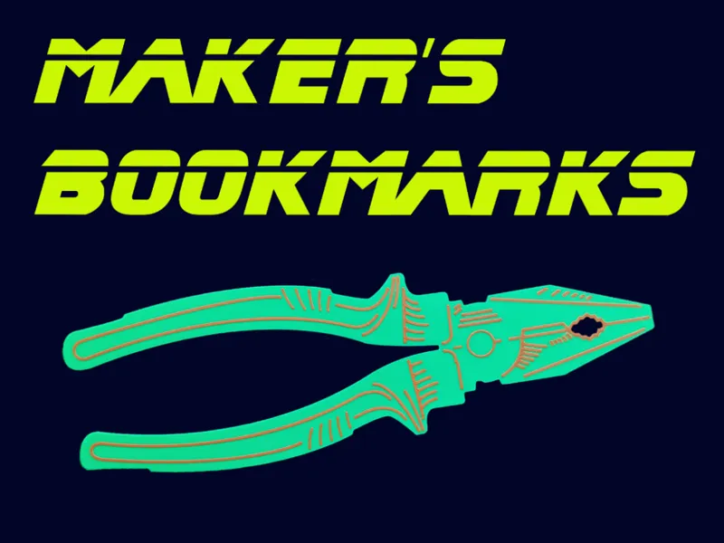 Maker's bookmarks / Pliers