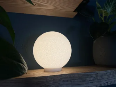 Spherical Lamp with Fuzzy Skin for KC007 LED
