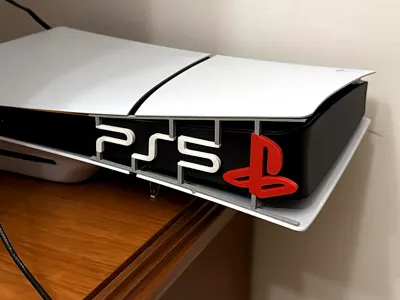 PS5 Slim Front Cover Multicolored with Logo