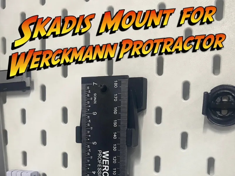 Skadis mount for Werckmann Protractor