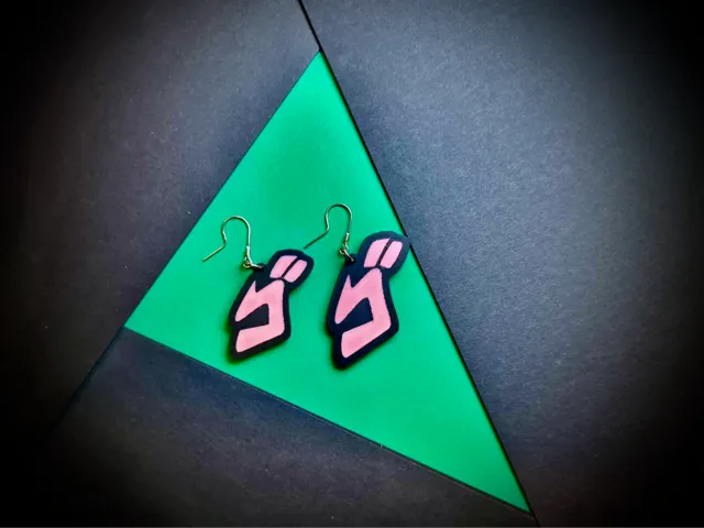 Jojo Menacing / ゴゴゴゴ (Go..) - Earrings / Keychain